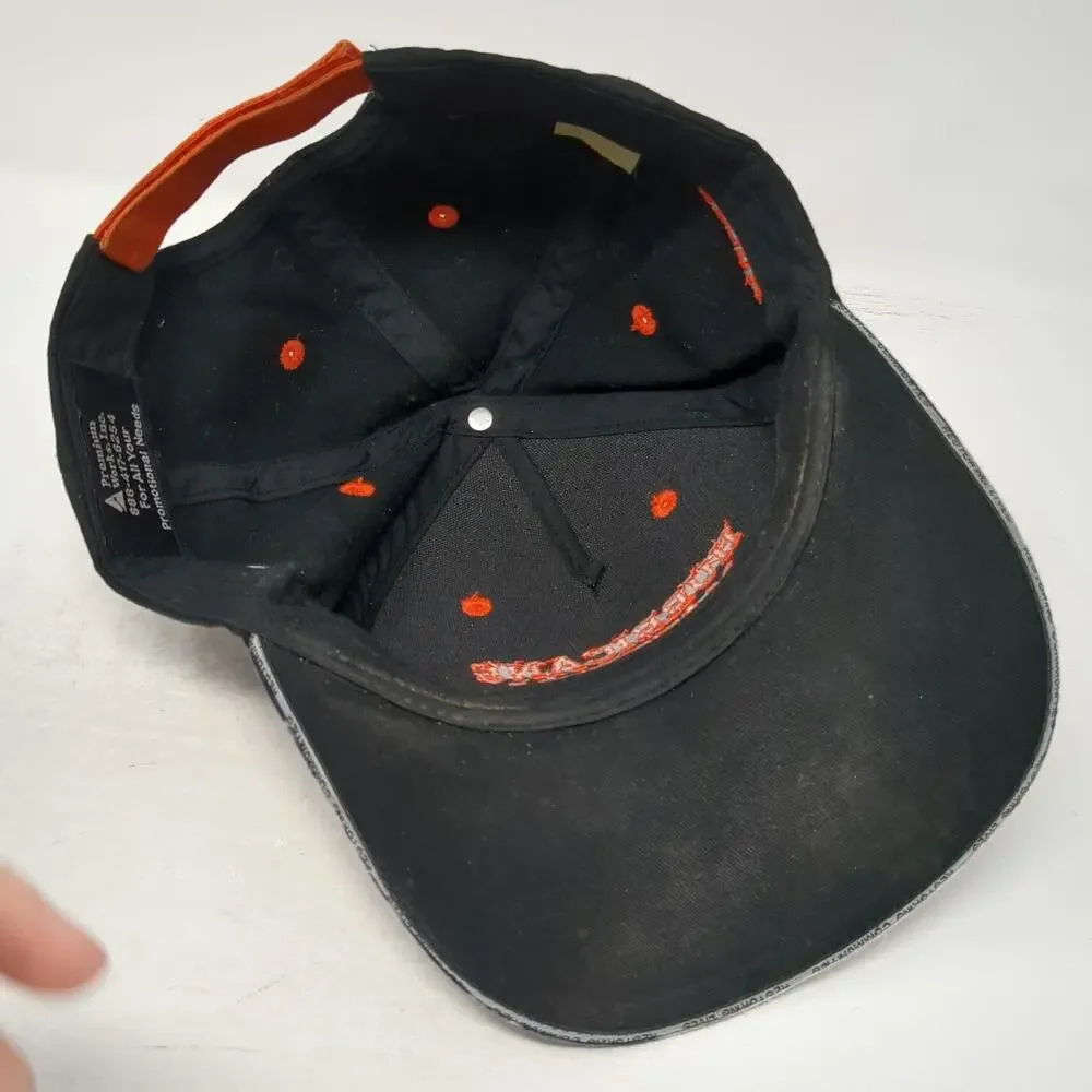 Asplundh 5 Panel Black One Size Hat Hurricane Matthew Storm Team 2016 Satellite